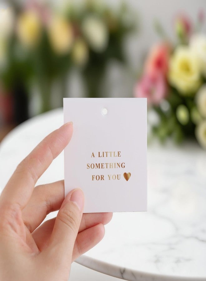 Kexinglu 70Pcs Gold Thank You Gift Tags, 2.5" Square “A Little Something for You” Tag for Party Gifts & Favors (String is NOT Included) - Image 5